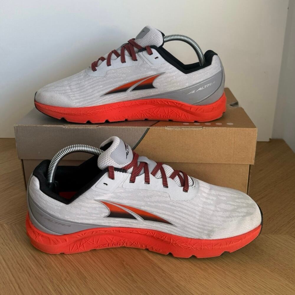 Altra Rivera Grey/Orange Men Running Sneakers- SZ 9 - Picture 9 of 12